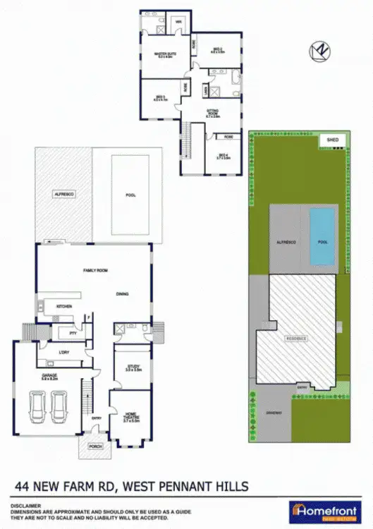 Floorplan of Homely house listing, 44 New Farm Road, West Pennant Hills NSW 2125