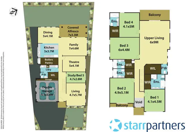 Floorplan of Homely house listing, 57 Turon Crescent, The Ponds NSW 2769