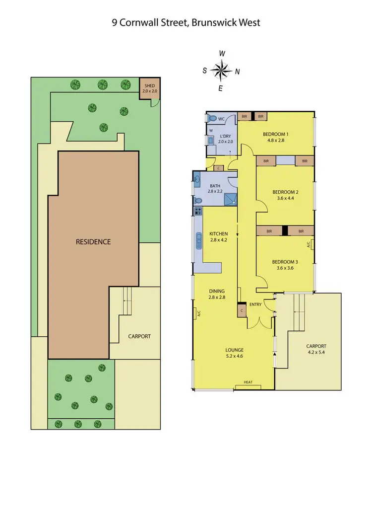 Floorplan of Homely house listing, 9 Cornwall Street, Brunswick West VIC 3055