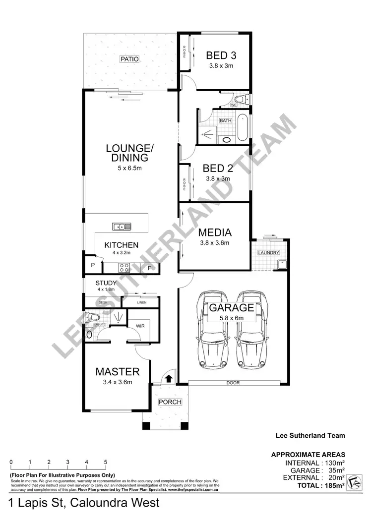 Floorplan of Homely house listing, 1 Lapis Street, Caloundra West QLD 4551