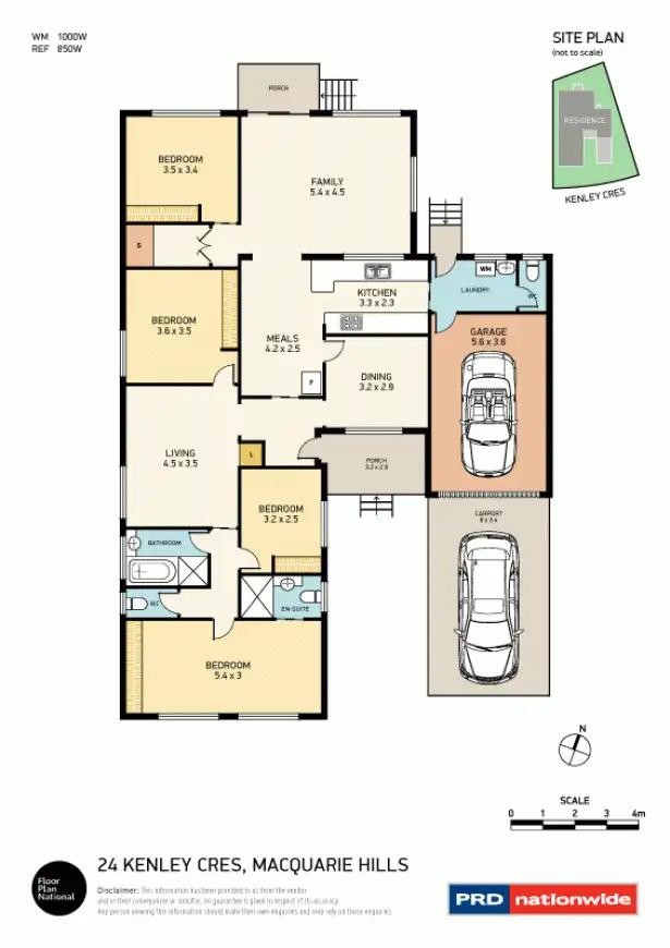 Floorplan of Homely house listing, 24 Kenley Crescent, Macquarie Hills NSW 2285