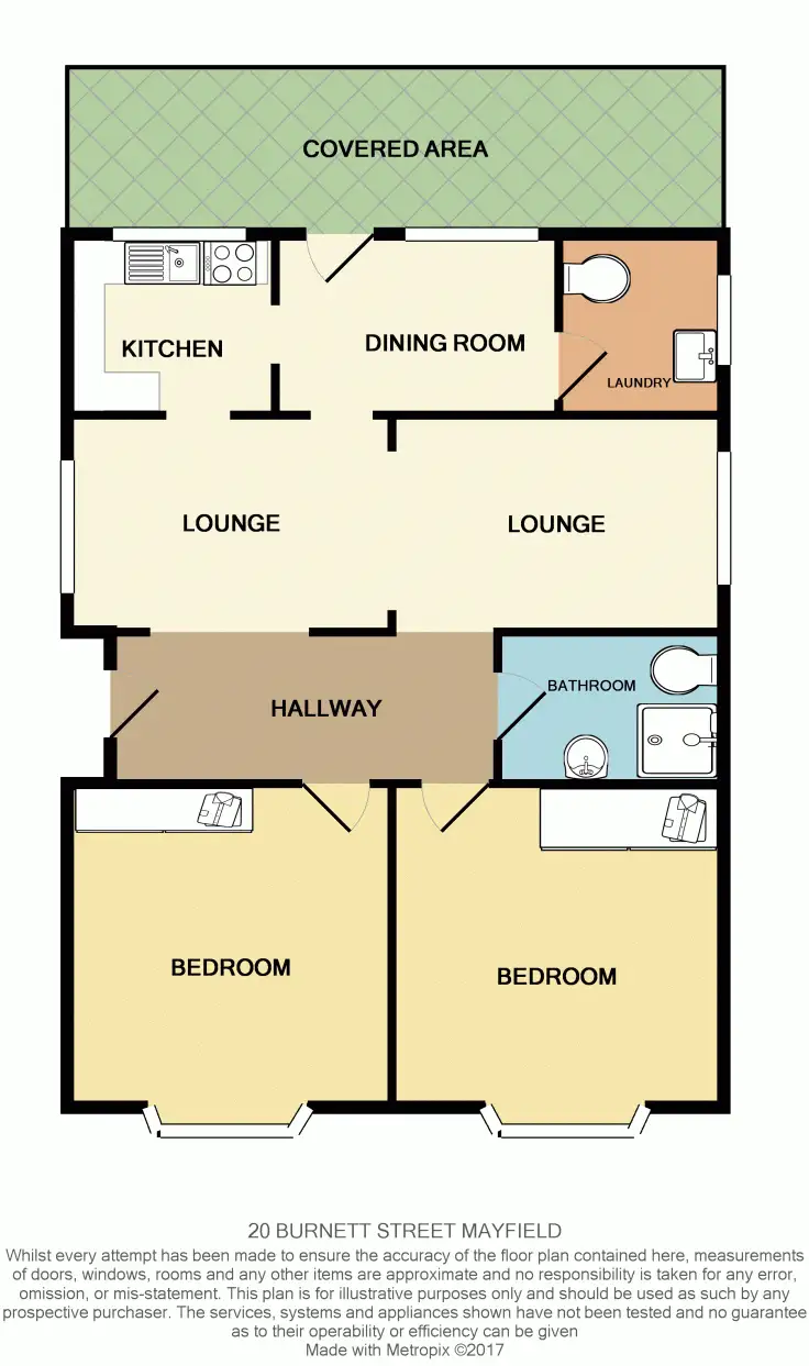 Floorplan of Homely house listing, 20 Burnett Street, Mayfield NSW 2304