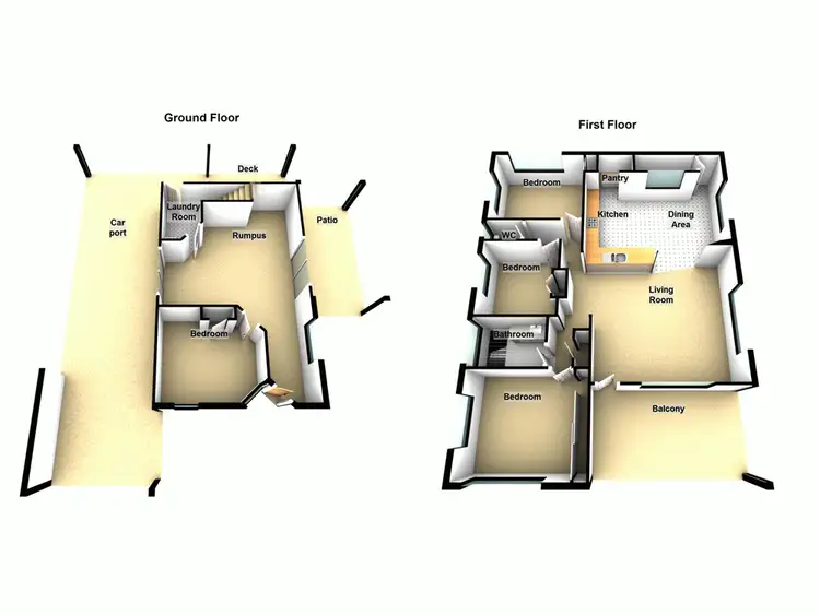 Floorplan of Homely house listing, 112 Biggs Avenue, Beachmere QLD 4510