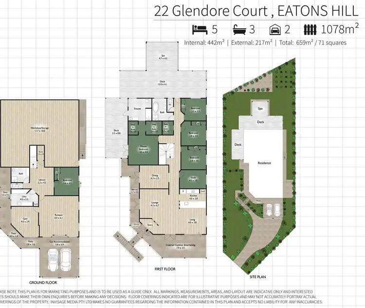 Floorplan of Homely house listing, 22 Glendore Court, Eatons Hill QLD 4037