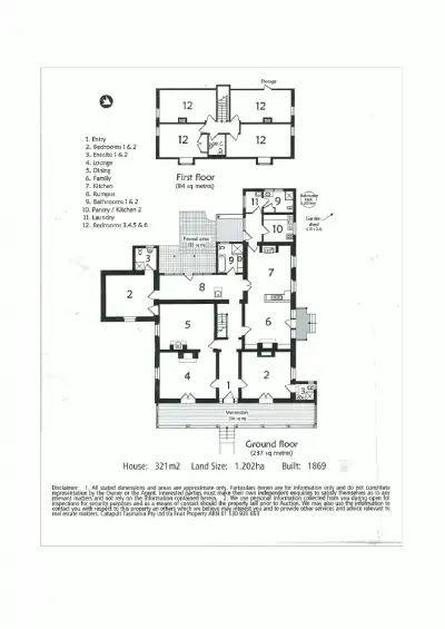 Floorplan of Homely house listing, 1733 Glenora Road, Bushy Park TAS 7140