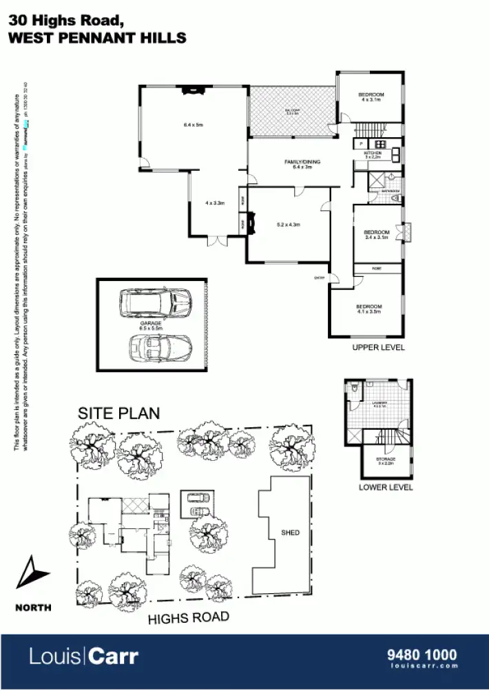Floorplan of Homely house listing, 30-32 Highs Road (cnr Yarpole Ave), West Pennant Hills NSW 2125