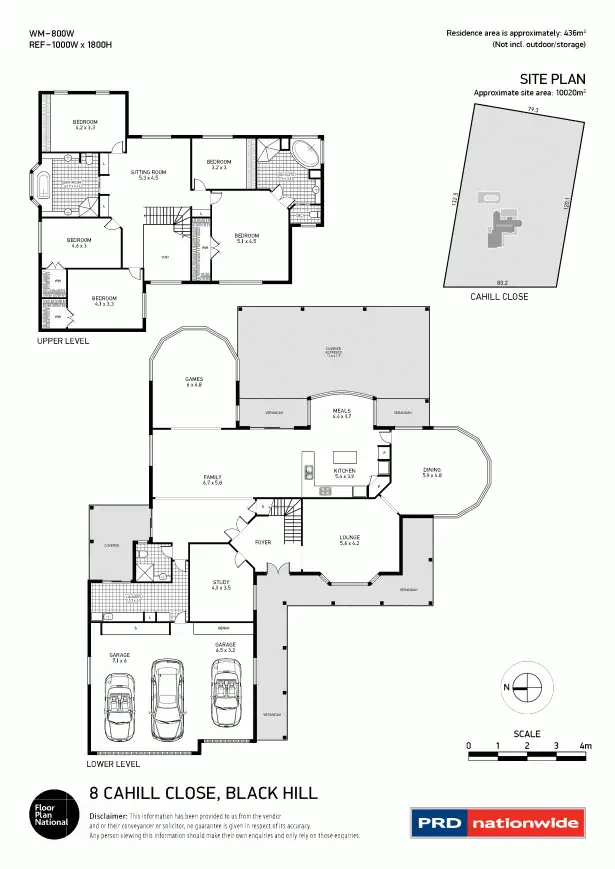Floorplan of Homely house listing, 8 Cahill Close, Black Hill NSW 2322