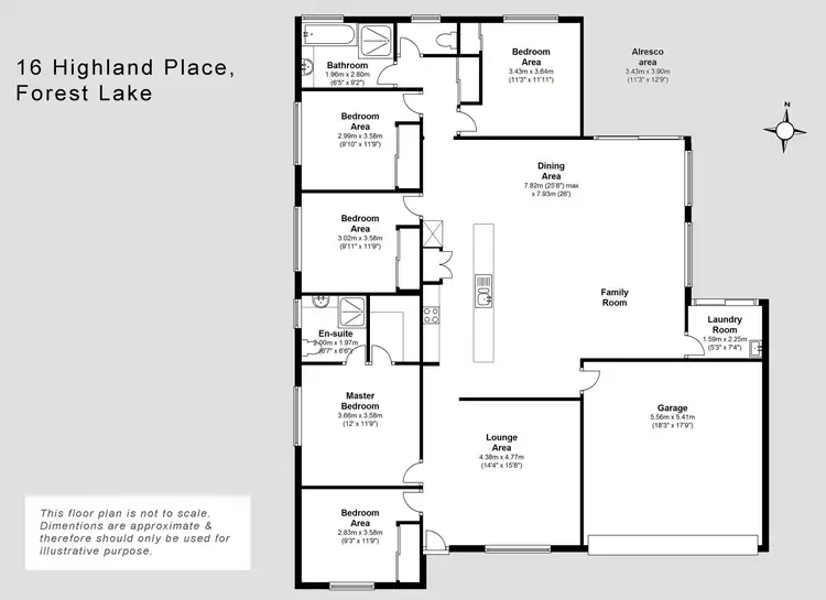Floorplan of Homely house listing, 16 Highland Place, Forest Lake QLD 4078