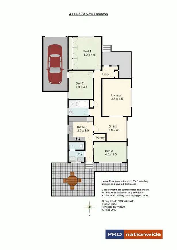 Floorplan of Homely house listing, 4 Duke Street, New Lambton NSW 2305