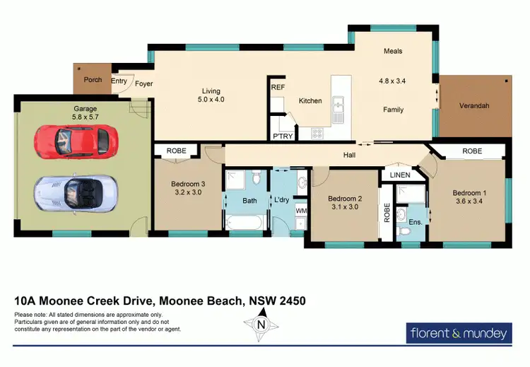 Floorplan of Homely house listing, 10a Moonee Creek Dr, Moonee Beach NSW 2450