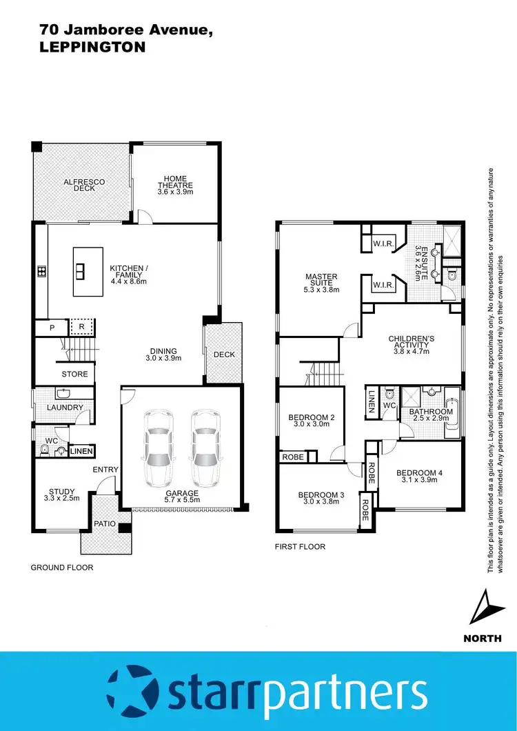 Floorplan of Homely house listing, 70 Jamboree Avenue, Leppington NSW 2179