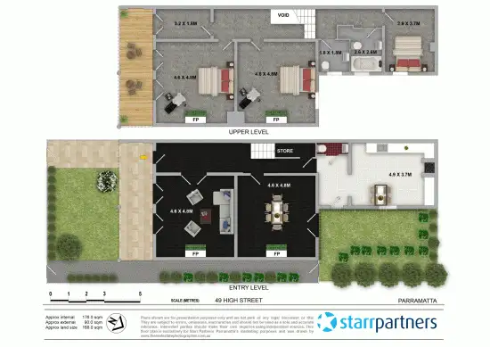 Floorplan of Homely terrace listing, 49-51 High Street, Parramatta NSW 2150