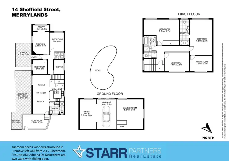 Floorplan of Homely house listing, 14 Sheffield Street, Merrylands NSW 2160