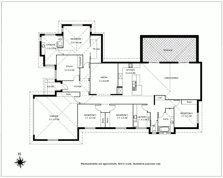 Floorplan of Homely house listing, 6 Bennett Street, Kleinton QLD 4352