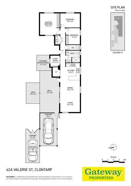 Floorplan of Homely house listing, 42A VALERIE STREET, Clontarf QLD 4019