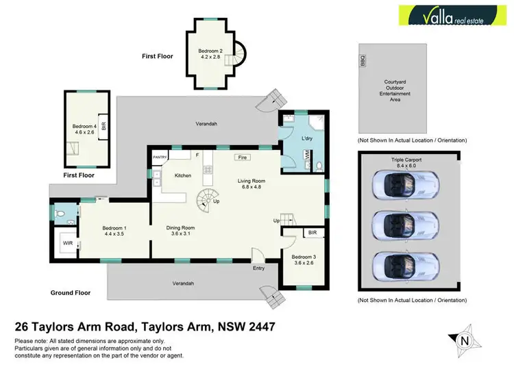 Floorplan of Homely rural property listing, 26 Taylors Arm Road, Taylors Arm NSW 2447