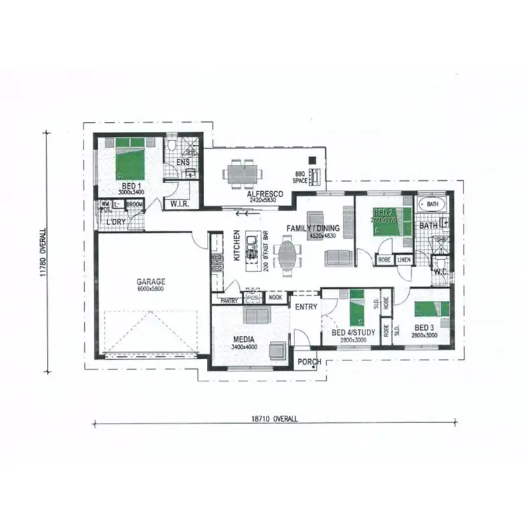 Floorplan of Homely house listing, 1 Pamela Court, Withcott QLD 4352