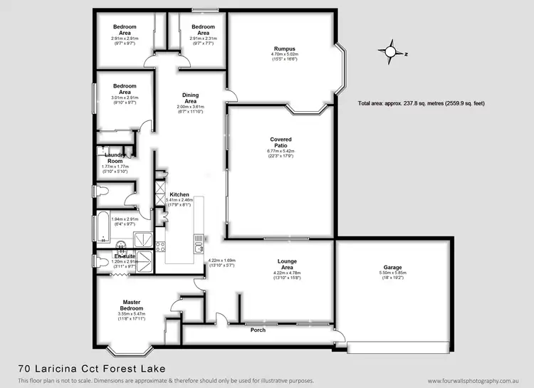 Floorplan of Homely house listing, 70 Laricina Circuit, Forest Lake QLD 4078