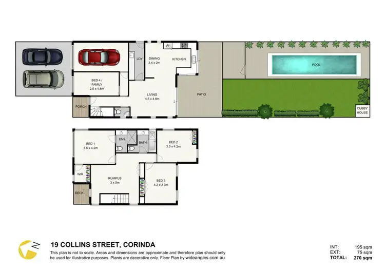 Floorplan of Homely house listing, 19 Collins Street, Corinda QLD 4075