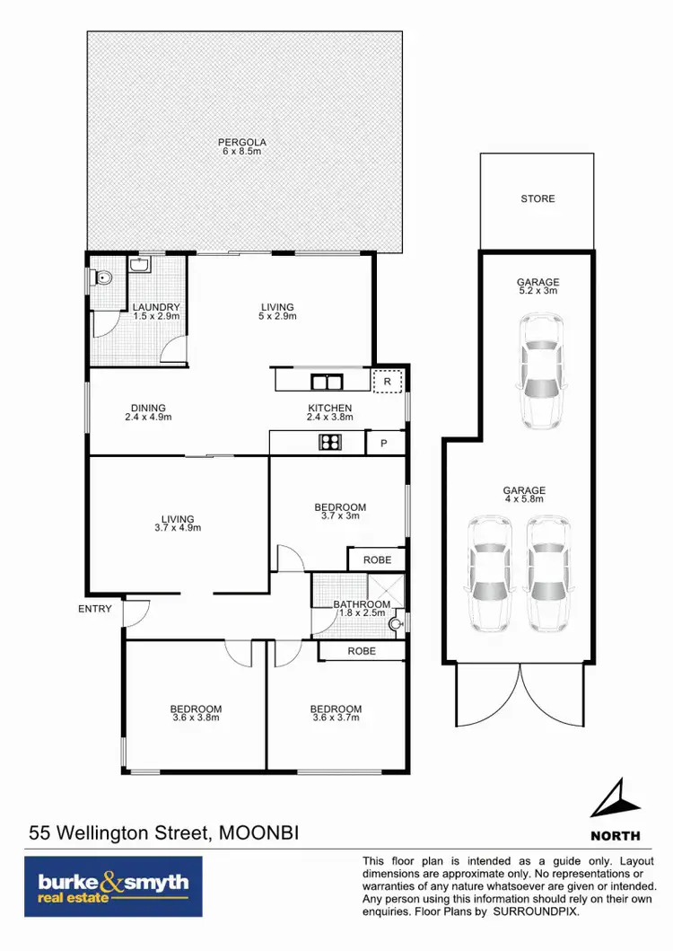 Floorplan of Homely house listing, 55 Wellington Street, Tamworth NSW 2340