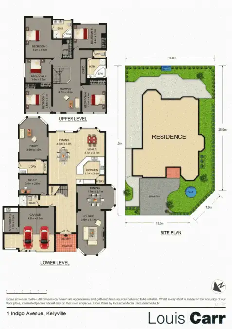 Floorplan of Homely house listing, 1 Indigo Avenue, Kellyville NSW 2155