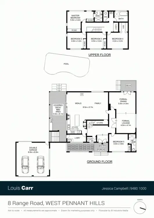 Floorplan of Homely house listing, 8 Range Road, West Pennant Hills NSW 2125