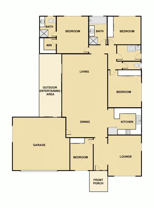 Floorplan of Homely house listing, 13 Maddock Avenue, Mooloolah Valley QLD 4553