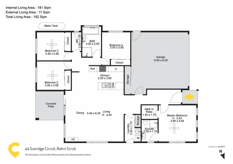 Floorplan of Homely house listing, 44 Sunridge Circuit, Bahrs Scrub QLD 4207