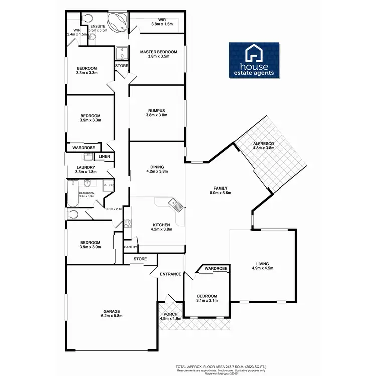 Floorplan of Homely house listing, 22 Fairview Crescent, Highfields QLD 4352