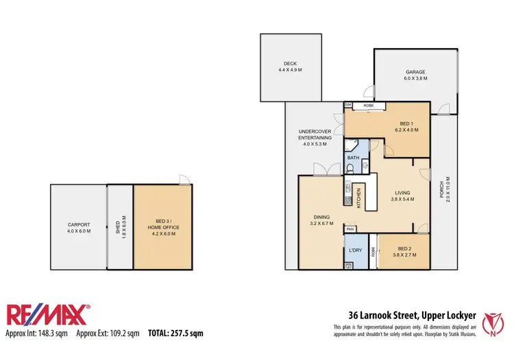 Floorplan of Homely house listing, 36 Larnook Street, Upper Lockyer QLD 4352