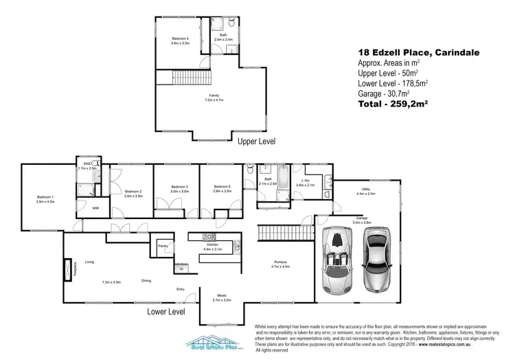 Floorplan of Homely house listing, 18 Edzell Place, Carindale QLD 4152