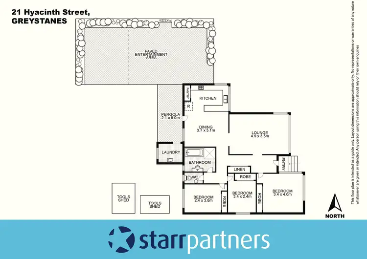 Floorplan of Homely house listing, 21 Hyacinth Street, Greystanes NSW 2145