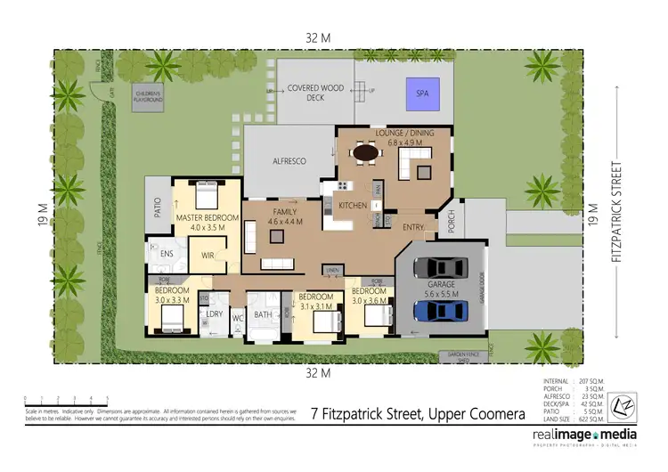 Floorplan of Homely house listing, 7 Fitzpatrick Street, Upper Coomera QLD 4209