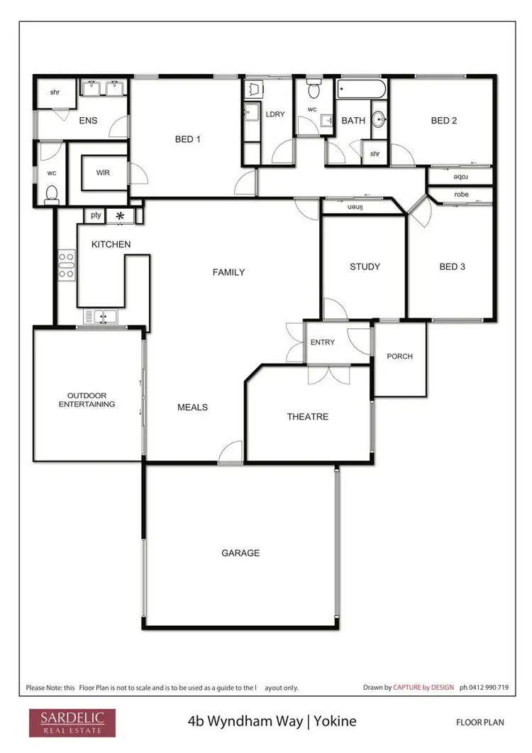 Floorplan of Homely house listing, 4B Wyndham Way, Yokine WA 6060