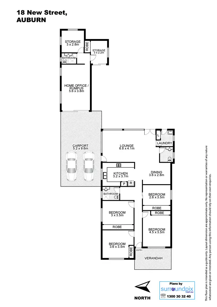 Floorplan of Homely house listing, 18 New Street, Auburn NSW 2144