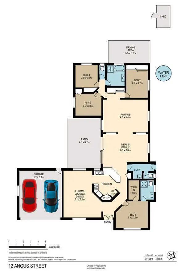 Floorplan of Homely house listing, 12 Angus Street, Sinnamon Park QLD 4073