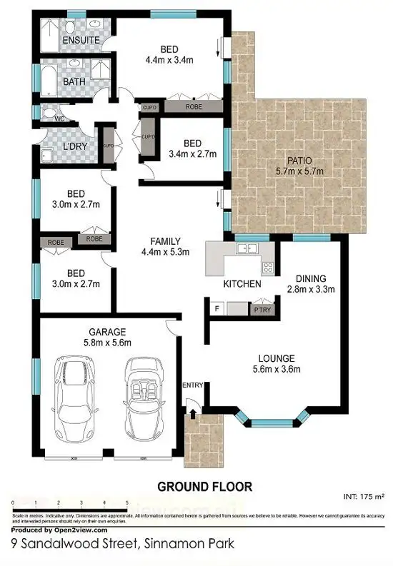 Floorplan of Homely house listing, 9 Sandalwood Street, Sinnamon Park QLD 4073
