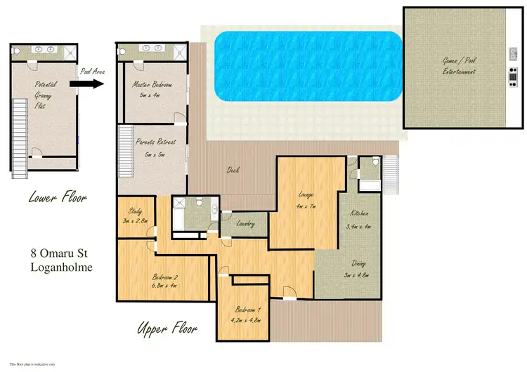 Floorplan of Homely house listing, 8 Omaru St, Loganholme QLD 4129