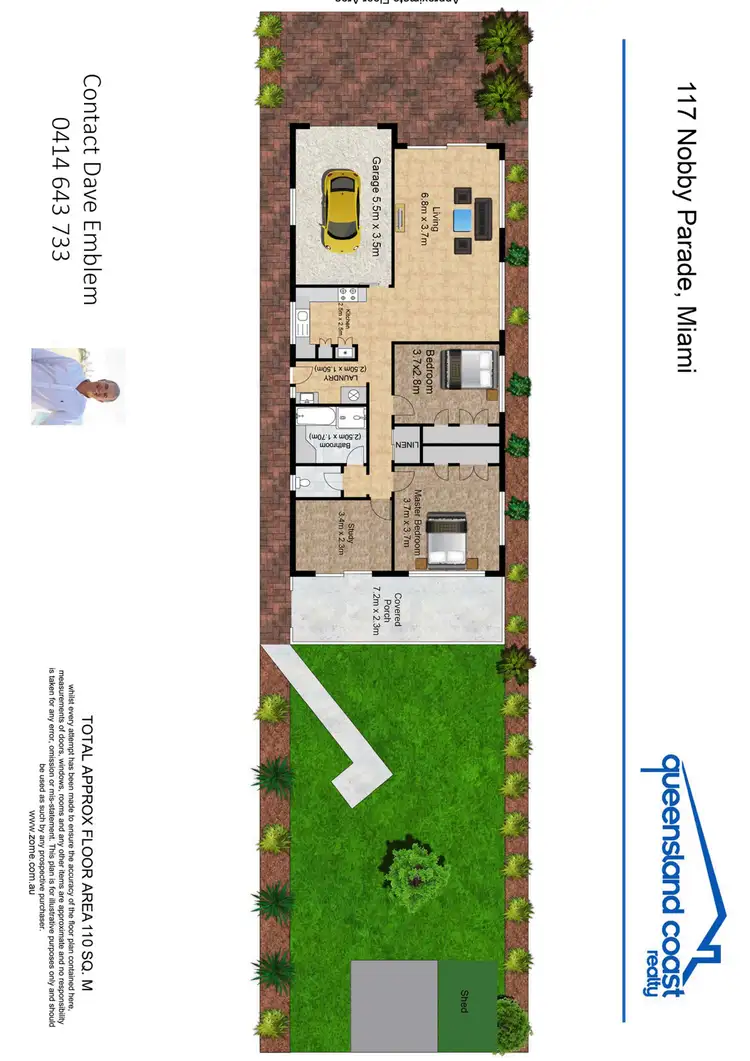 Floorplan of Homely house listing, 117 Nobby Parade, Miami QLD 4220