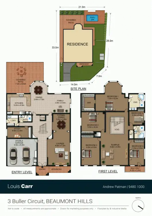 Floorplan of Homely house listing, 3 Buller Circuit, Beaumont Hills NSW 2155