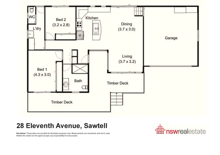 Floorplan of Homely house listing, 28 Eleventh Avenue, Sawtell NSW 2452