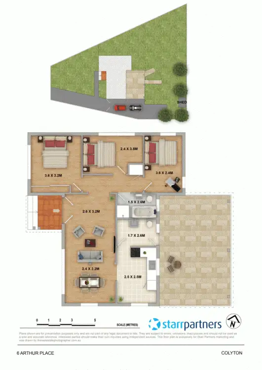 Floorplan of Homely house listing, 6 Arthur Place, Colyton NSW 2760