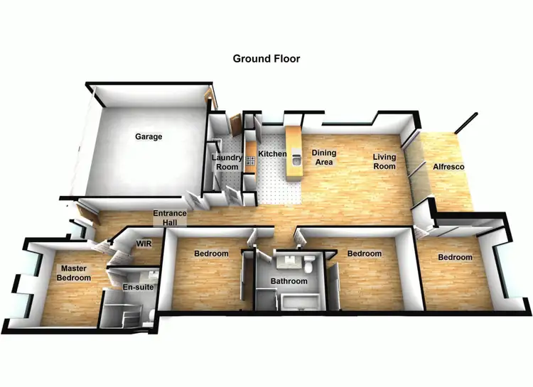 Floorplan of Homely house listing, 7 Sunridge Circuit, Bahrs Scrub QLD 4207