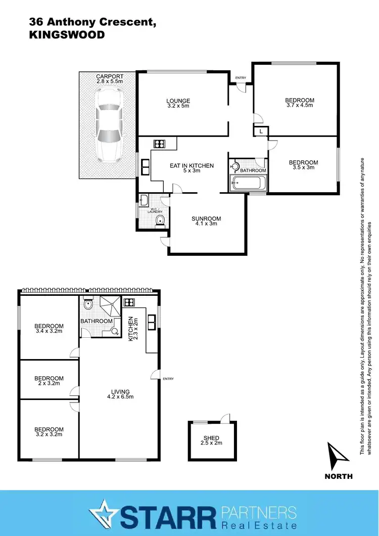 Floorplan of Homely house listing, 36 Anthony Crescent, Kingswood NSW 2747