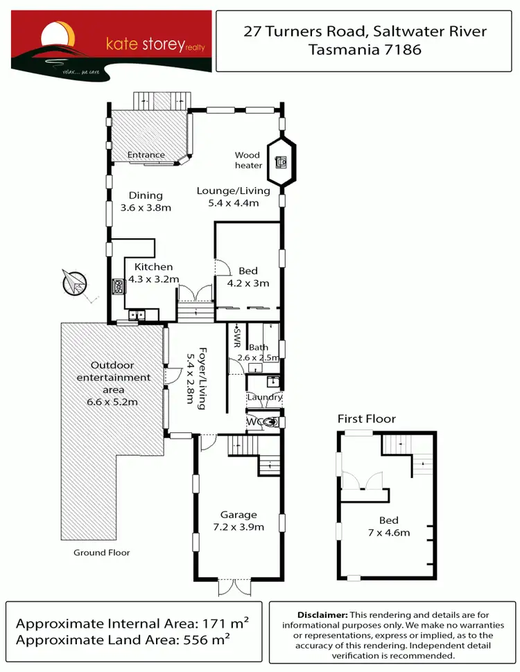 Floorplan of Homely house listing, 27 Turners Road, Saltwater River TAS 7186