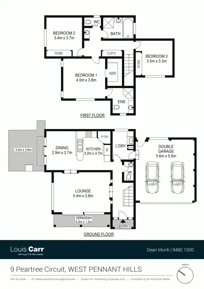 Floorplan of Homely house listing, 9 Peartree Circuit, West Pennant Hills NSW 2125