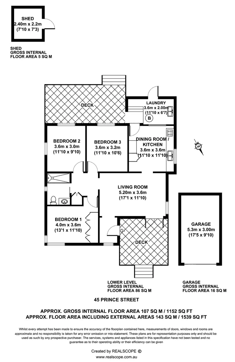Floorplan of Homely house listing, 45 Prince Street, Brighton QLD 4017