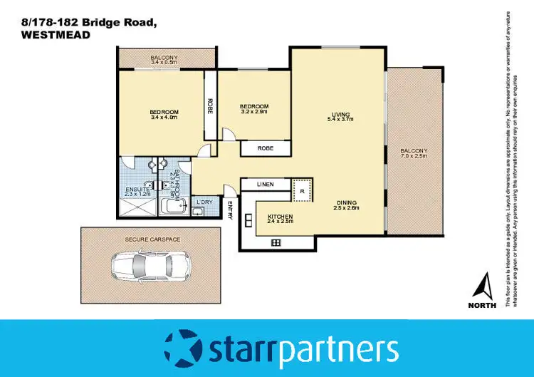 Floorplan of Homely unit listing, 8/178-182 Bridge Road, Westmead NSW 2145