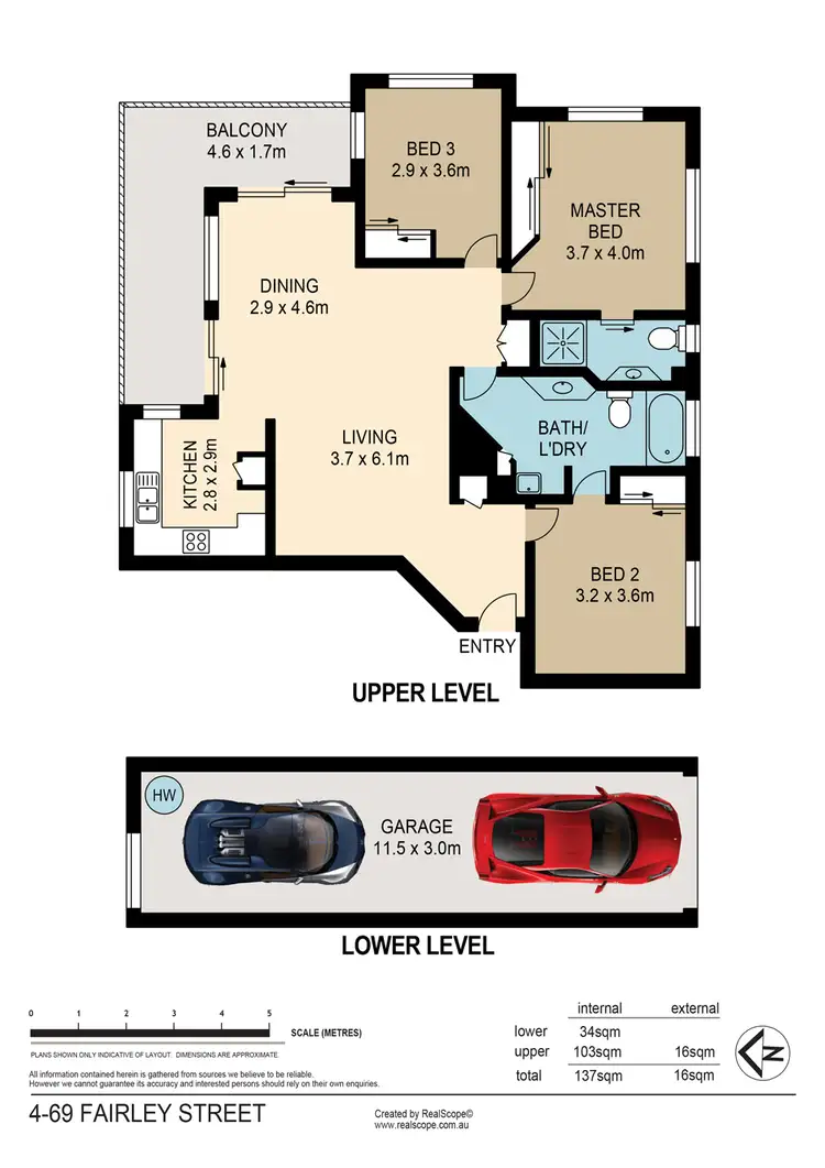 Floorplan of Homely unit listing, 4/69 Fairley Street, Indooroopilly QLD 4068