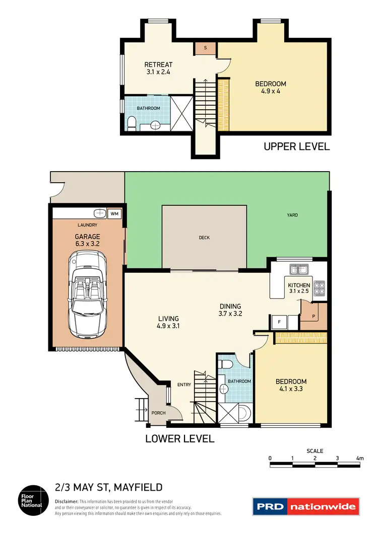 Floorplan of Homely house listing, 2/3 May Street, Mayfield NSW 2304